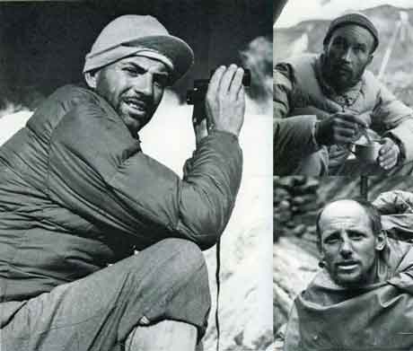 
Maurice Herzog, Lionel Terray, Louis Lachenal on first ascent of Annapurna 1950 - Quest For Adventure book
